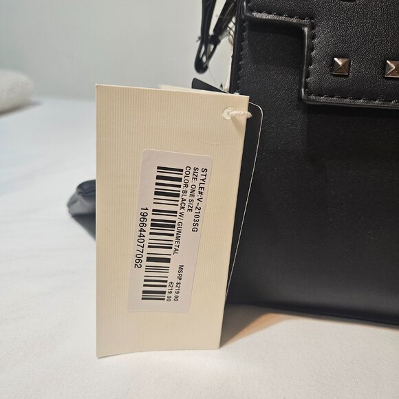 Valentino Orlandi Black Crossbody Bag w/ Wallet NWT Includes cute Bag charm - Picture 9 of 11